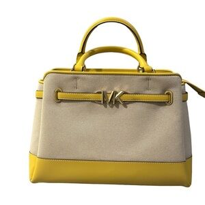 Michael Kors Reed Golden Yellow  Satchel